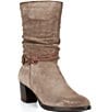 Pikolinos Zamora Suede Slouch Booties - Image 1