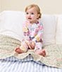 Pink Chicken Baby Girls Bright Multicolor Bow Romper - Image 3