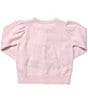 Pink Chicken Big Girls Constance Christmas Tree Bow Detail Sweater - Image 2