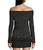 Pink Robin Off The Shoulder Foldover Flare Sleeve Top - Image 6