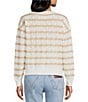 Pink Robin Striped Long Sleeve Sweater - Image 2