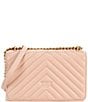 PINKO Mini Love Bag One Chevron Convertible Shoulder / Crossbody Bag, Color:PINK - Image 2