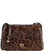 PINKO Triplet Mini Python Shoulder Bag - Image 1