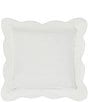 Color:White - Image 2 - Amherst Channel Quilted Stitch Reversible Square Pillow