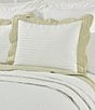 Color:Green - Image 2 - Amherst Collection Quilted Reversible Pillow Sham