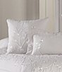 Color:Grey - Image 2 - Cherry Blossom 20#double; Square Decorative Pillow