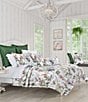 Color:Ivory - Image 1 - Clara Bedding Collection Floral Watercolor Printed Comforter Mini Set