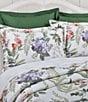 Color:Ivory - Image 2 - Clara Bedding Collection Floral Watercolor Printed Comforter Mini Set