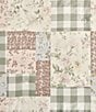 Piper & Wright Eloise Stunning Patchwork Floral Mini Comforter Set, Color:Dusty Rose - Image 4