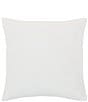 Color:White - Image 2 - Lillian Collection Jacquard-Framed Striped 16#double; Square Decorative Reversible Pillow