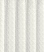 Color:White - Image 2 - Lillian Jacquard Fabric Shower Curtain