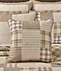 Piper & Wright Mayfair 20#double; Quilted Decorative Square Pillow, Color:Blush - Image 1