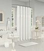 Color:White - Image 1 - Samantha Cottage-Inspired Design Shower Curtain