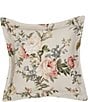 Piper & Wright Songbird 18#double; Floral Square Quilted Decorative Throw Pillow - Image 2