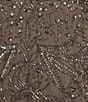 Pisarro Nights Petite Size All Over Beaded Mesh Jacket Dress - Image 3