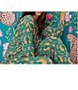 PJ Salvage Cheetah Floral Print Jersey Knit Drawstring Coordinating Sleep Jogger - Image 6