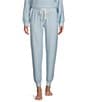 Color:Ice Blue - Image 1 - Dotted Knit Coordinating Sleep Joggers