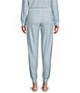 Color:Ice Blue - Image 2 - Dotted Knit Coordinating Sleep Joggers
