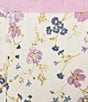 PJ Salvage More Amour Pointelle Floral Print Coordinating Sleep Short, Color:Ivory - Image 4