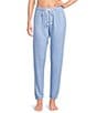 PJ Salvage Polka Dot Print Peachy Knit Coordinating Sleep Pants - Image 1