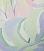 PJ Salvage Tropical Palm Print Peachy Knit Coordinating Drawstring Tie Sleep Shorts, Color:Ivory - Image 4
