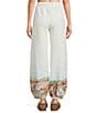 PJ Salvage Western Landscape Print Brushed Fleece Drawstring Tie Coordinating Lounge Pants - Image 2