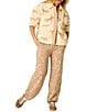 PJ Salvage Western Ways Teddy Sherpa Point Collar Long Sleeve Button Front Jacket - Image 4