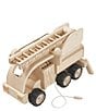 Color:Natural - Image 3 - Wooden Toy Fire Truck