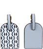 Southern Living Plane Printed Assorted Luggage Travel Tags, Set of 2, Color:Blue - Image 1