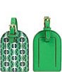 Southern Living Plane Printed Assorted Luggage Travel Tags, Set of 2, Color:Green - Image 2