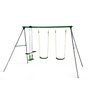 Color:Green - Image 1 - Plum® Jupiter Double Swing Set