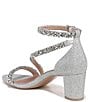 Color:Silver - Image 4 - Pnina Tornai for Naturalizer Ahava Glitter Fabric Crystal Embellished Dress Sandals