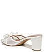 Color:Silk White - Image 4 - Pnina Tornai for Naturalizer Alhubu Satin Slide Dress Sandals