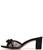 Color:Black - Image 5 - Pnina Tornai for Naturalizer Alhubu Satin Slide Dress Sandals