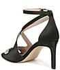Color:Black - Image 4 - Pnina Tornai for Naturalizer Amor Embellished Satin Ankle Strap Dress Sandals