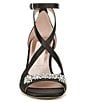 Color:Black - Image 6 - Pnina Tornai for Naturalizer Amor Embellished Satin Ankle Strap Dress Sandals