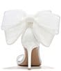 Color:Silk White - Image 3 - Pnina Tornai for Naturalizer Amour Lace Bow Back Dress Sandals