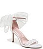 Color:Silk White - Image 1 - Pnina Tornai for Naturalizer Amour Lace Bow Back Dress Sandals