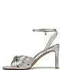 Color:Silver - Image 5 - Pnina Tornai for Naturalizer Cariad Embellished Metallic Leather Ankle Strap Dress Sandals