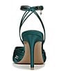 Color:Envy Green - Image 3 - Pnina Tornai for Naturalizer Cariad Embellished Satin Ankle Strap Dress Sandals