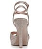 Color:Rose Gold Glitter - Image 3 - Pnina Tornai for Naturalizer Ai Glitter Ankle Strap Platform Dress Sandals