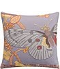Color:Multi - Image 1 - Lillian Decorative Butterfly Print Pillow