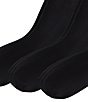 Polo Ralph Lauren Solid Dress Socks 3-Pack, Color:Black - Image 3