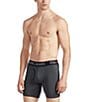 Color:Charcoal Grey/RL2000 Red/Polo Black - Image 2 - 4D Flex Cooling Microfiber 6#double; Long Leg Boxer Brief 3-Pack