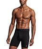 Color:Polo Black White PP - Image 2 - 4D Flex Performance Air 6#double; Long Leg Boxer Brief 3-Pack