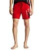 Color:RL 2000 Red/White/Polo Black - Image 1 - 6#double; Inseam Sleep Shorts