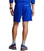 Color:Blue Saturn - Image 2 - 6#double; Inseam Terry Shorts