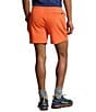 Color:Orange Flame - Image 2 - 6#double; Inseam Terry Shorts