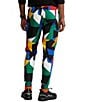 Color:Active Camouflage - Image 2 - Abstract-Print Double-Knit Jogger Pants