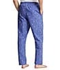 Color:Liberty/Cruise Navy/White - Image 2 - Allover Pony Pattern Woven Pajama Pants